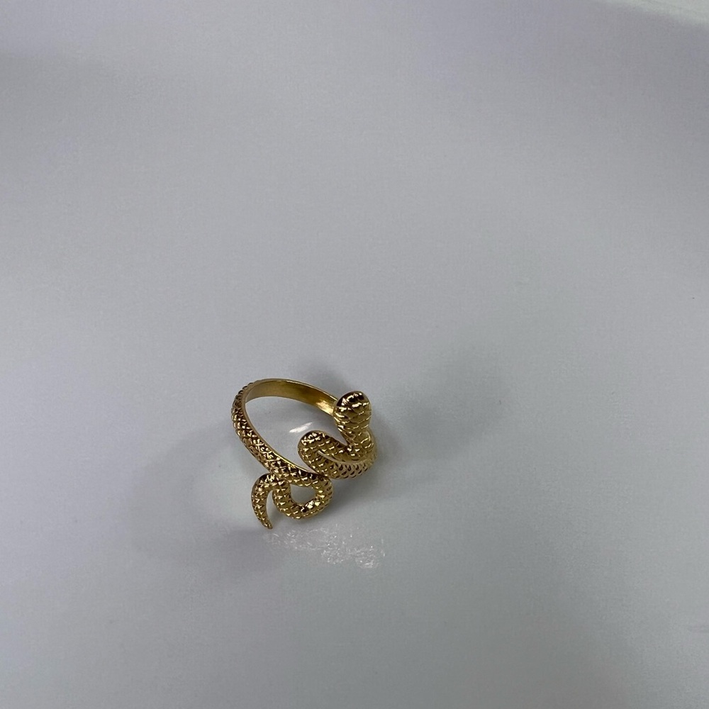 Snake ring, titanium steel